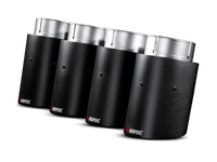 Akrapovic 11-17 BMW M5 (F10) Tail Pipe Set (Carbon) - Burkken Auto Parts