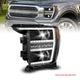 ANZO 21-23 Ford F150 LED Projector Headlight w/Switchback+Sequential - Black (Driver Side Only) - Burkken Auto Parts