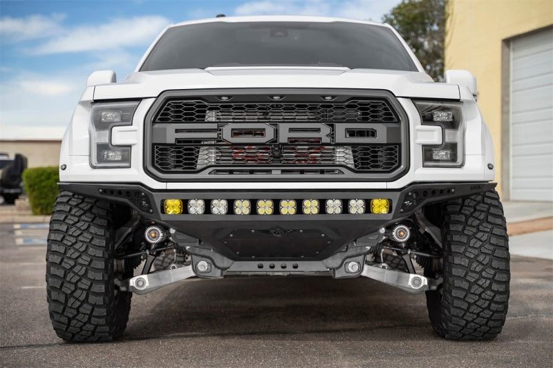 Addictive Desert Designs 17-20 Ford F-150 Raptor Rock Fighter Frame Cut Front Bumper - Burkken Auto Parts