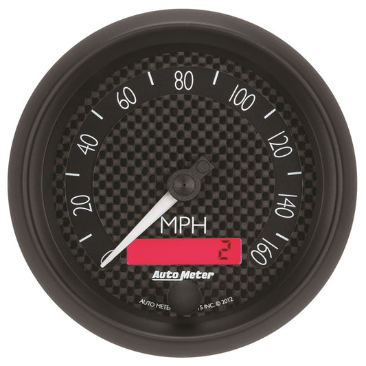 Autometer GT Series 3-3/8in In Dash 0-160 MPH Electronic Programmable Speedometer - Burkken Auto Parts