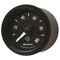 Autometer GT Series 52mm Full Sweep Electronic 0-100 PSI Oil Pressure Gauge - Burkken Auto Parts