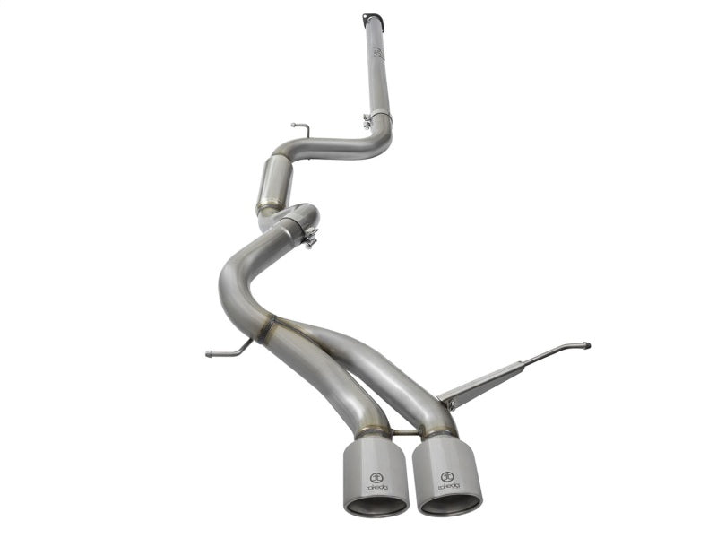 aFe POWER Takeda 3in 304 SS Cat-Back Exhaust w/ Polished Tips 13-17 Ford Focus ST L4-2.0L (t) - Burkken Auto Parts