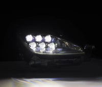 AlphaRex 21-23 Toyota GR86 / Subaru BRZ NOVA-Series LED Projector Headlights - Alpha Black - Burkken Auto Parts