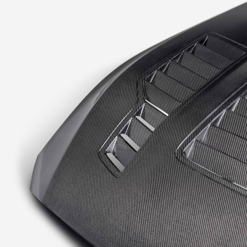 Anderson Composites 2024 Ford Mustang Type-GT4 Double-Sided Carbon Fiber Hood - Burkken Auto Parts