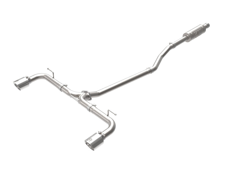 aFe Takeda 2-1/2in 304 SS Cat-Back Exhaust w/ Polished Tips 14-18 Mazda 3 L4 2.0L/2.5L - Burkken Auto Parts