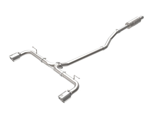 aFe Takeda 2-1/2in 304 SS Cat-Back Exhaust w/ Polished Tips 14-18 Mazda 3 L4 2.0L/2.5L - Burkken Auto Parts
