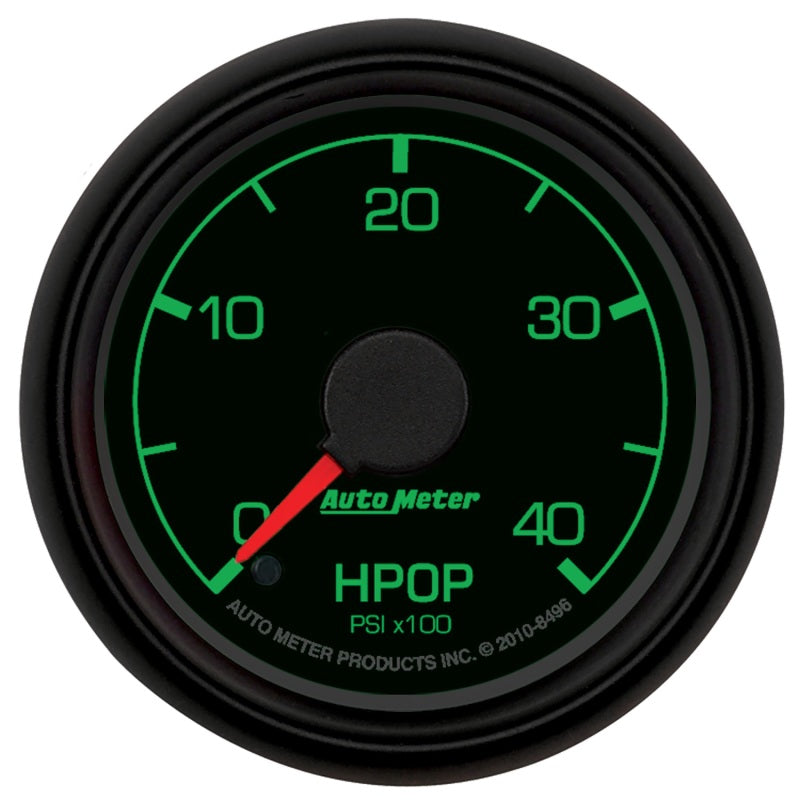 Autometer Factory Match Ford 52.4mm Full Sweep Electronic 0-4000 PSI Diesel HPOP Pressure Gauge - Burkken Auto Parts