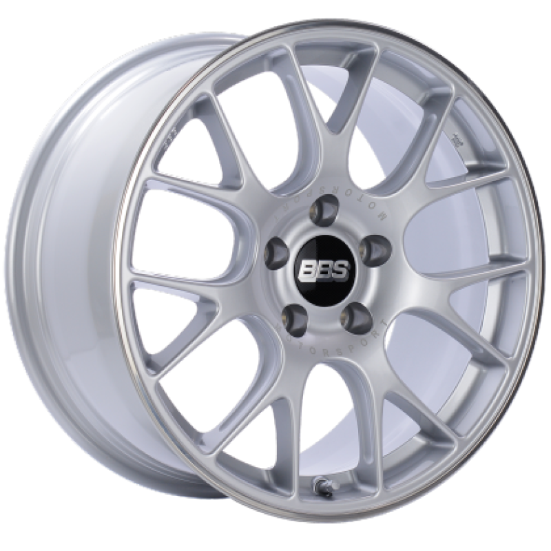 BBS CH-R 19x9.5 5x120 ET35 Brilliant Silver Polished Rim Protector Wheel -82mm PFS/Clip Required - Burkken Auto Parts