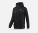 Akrapovic Mens Corpo Zip Hoodie Black - Large - Burkken Auto Parts