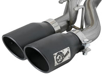 aFe Rebel Series Cat-Back 2.5in Dual Center Exit SS Exhaust w/ Black Tips 07-14 Jeep Wrangler V6 - Burkken Auto Parts
