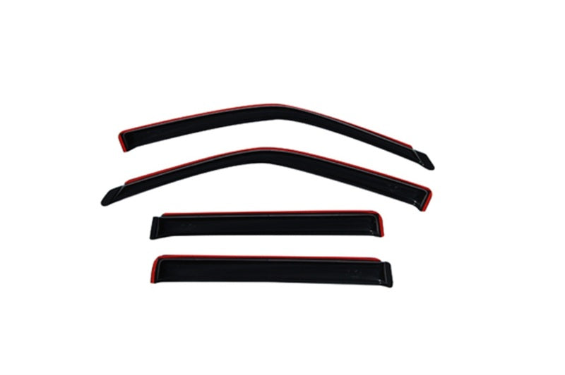 AVS 98-18 Lincoln Navigator Ventvisor In-Channel Front & Rear Window Deflectors 4pc - Smoke - Burkken Auto Parts