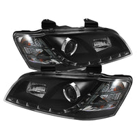 Spyder Pontiac G8 08-09 Projector Headlights DRL Black High H1 Low H7 PRO-YD-PG808-DRL-BK - Burkken Auto Parts