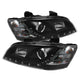 Spyder Pontiac G8 08-09 Projector Headlights DRL Black High H1 Low H7 PRO-YD-PG808-DRL-BK - Burkken Auto Parts