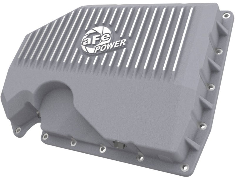 aFe 05-19 VW 1.8L/2.0L w/o Oil Sensor Engine Oil Pan Raw POWER Street Series w/ Machined Fins - Burkken Auto Parts