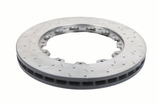 DBA 06-12 Chevrolet Corvette Z06 5000 Series Drilled and Slotted Front Replacement Rotor