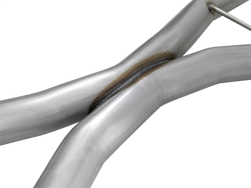 aFe MACHForce XP Cat-Back Exhaust Stainless No Tips 12-15 Jeep Grand Cherokee SRT/SRT-8 V8 Hemi 6.4L - Burkken Auto Parts