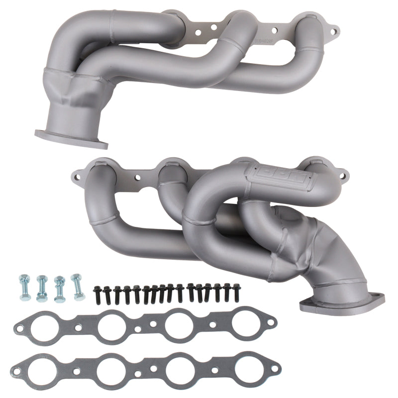 BBK 10-15 Camaro LS3 L99 Shorty Tuned Length Exhaust Headers - 1-3/4 Titanium Ceramic - Burkken Auto Parts