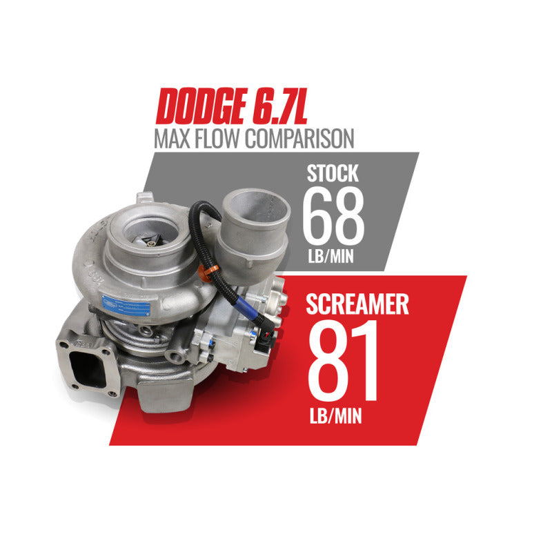 BD Diesel 13-18 Dodge 6.7L Cummins 64.5mm Compressor 70mm Turbine Screamer Turbo - Burkken Auto Parts