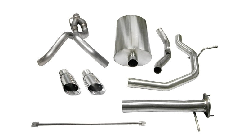 Corsa 2005-2006 Chevrolet SSR 5.3L V8 Polished Sport Cat-Back Exhaust - Burkken Auto Parts