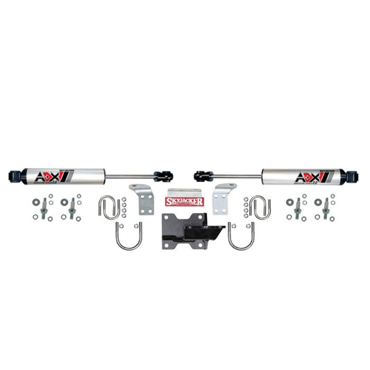 Skyjacker 07-18 jeep Wrangler JK ADX 2.0 Dual Stabilizer Kit w/ CNC Machined Polished Alum. - Burkken Auto Parts
