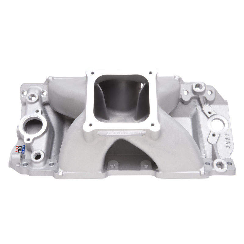 Edelbrock Manifold BB Chevy Tall Deck Super Victor II (632) CNC Port-Matched for 60409 CNC Heads - Burkken Auto Parts