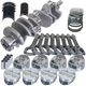 Eagle Ford 351W 4.000in Crank 6.200in I-Beam Rods -11cc Flat Top 4.060in Pistons Rotating Assembly - Burkken Auto Parts