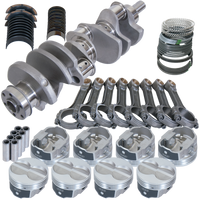 Eagle Ford 351W 4.000in Crank 6.200in I-Beam Rods -11cc Flat Top 4.030in Pistons Rotating Assembly - Burkken Auto Parts