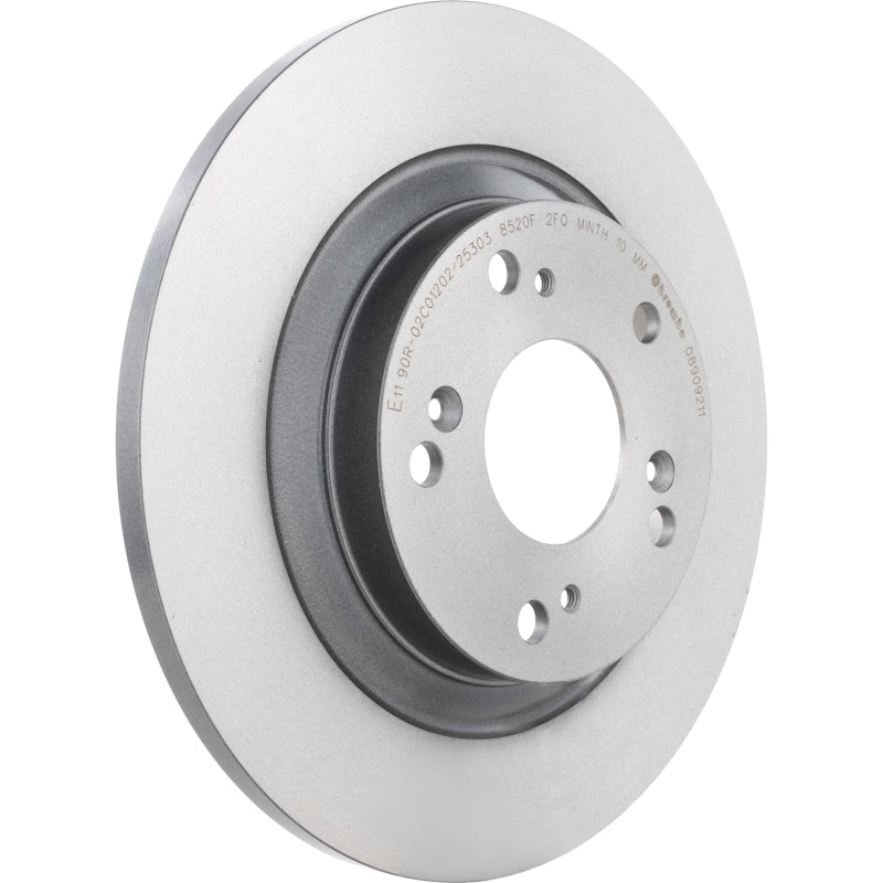 Brembo 15-18 Porsche Macan Front Grooved UV Coated Rotor