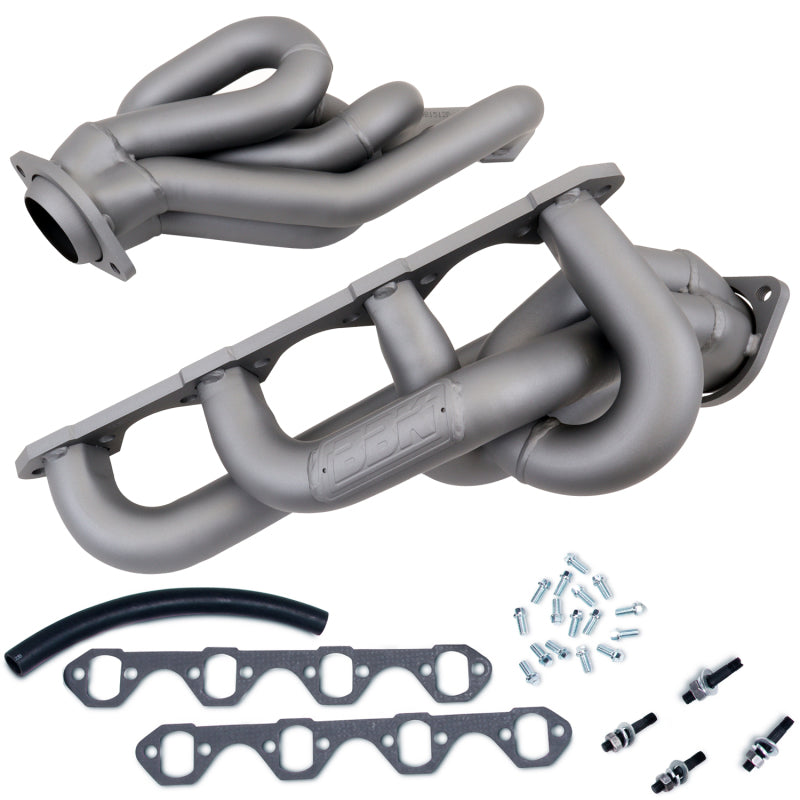 BBK 86-93 Mustang 5.0 Shorty Tuned Length Exhaust Headers - 1-5/8 Titanium Ceramic - Burkken Auto Parts