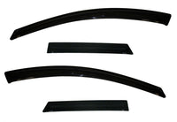 AVS 10-13 Mazda 3 (5 Door Sport) Ventvisor Outside Mount Window Deflectors 4pc - Smoke - Burkken Auto Parts
