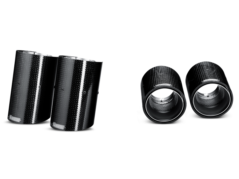 Akrapovic 07-13 BMW M3 (E90/E92/E93) Tail Pipe Set (Carbon) - Burkken Auto Parts