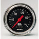 Autometer Traditional Chrome 2-1/16in 200 PSI Mechanical Oil Pressure Gauge - Burkken Auto Parts