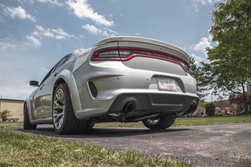 Corsa 2015-2023 Charger SRT/Hellcat/Redeye 2.75in Valved Catback DRE w/ Single 4.5in Blk PVD Tips - Burkken Auto Parts