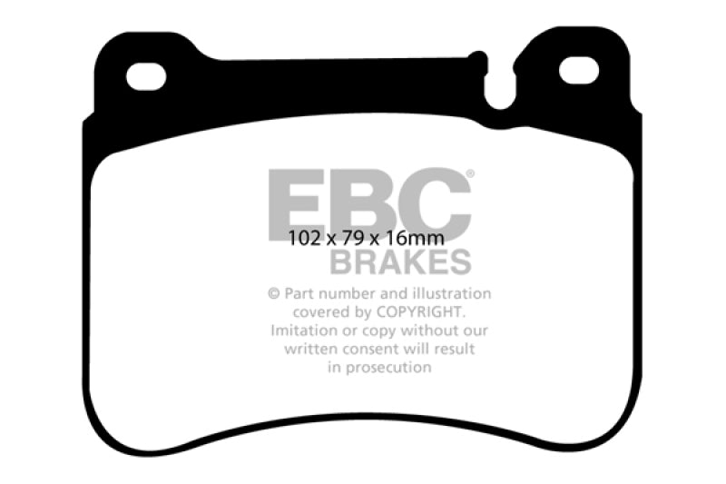 EBC 05-07 Mercedes-Benz C230 (W203) 2.5 Sport Sedan Redstuff Front Brake Pads - Burkken Auto Parts