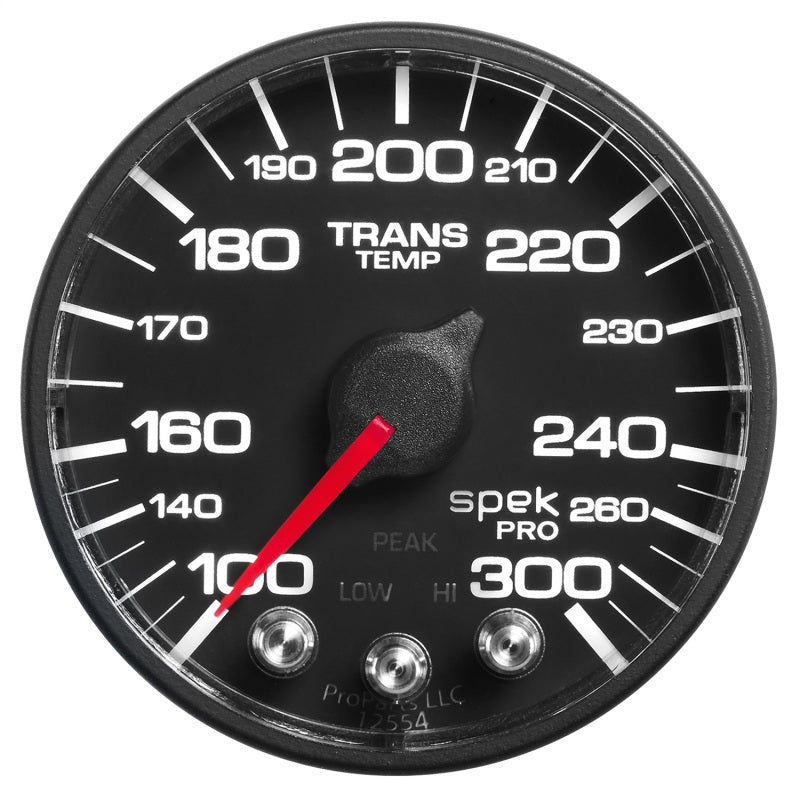 Autometer Spek-Pro 52.4mm 100-300 Deg F Digital Stepper Motor Trans Temp Gauge - Burkken Auto Parts