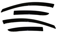 AVS 10-13 Mazda 3 Ventvisor Outside Mount Window Deflectors 4pc - Smoke - Burkken Auto Parts