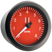 Autometer Stack Sport 88mm 0-8K RPM Tachometer - Red - Burkken Auto Parts