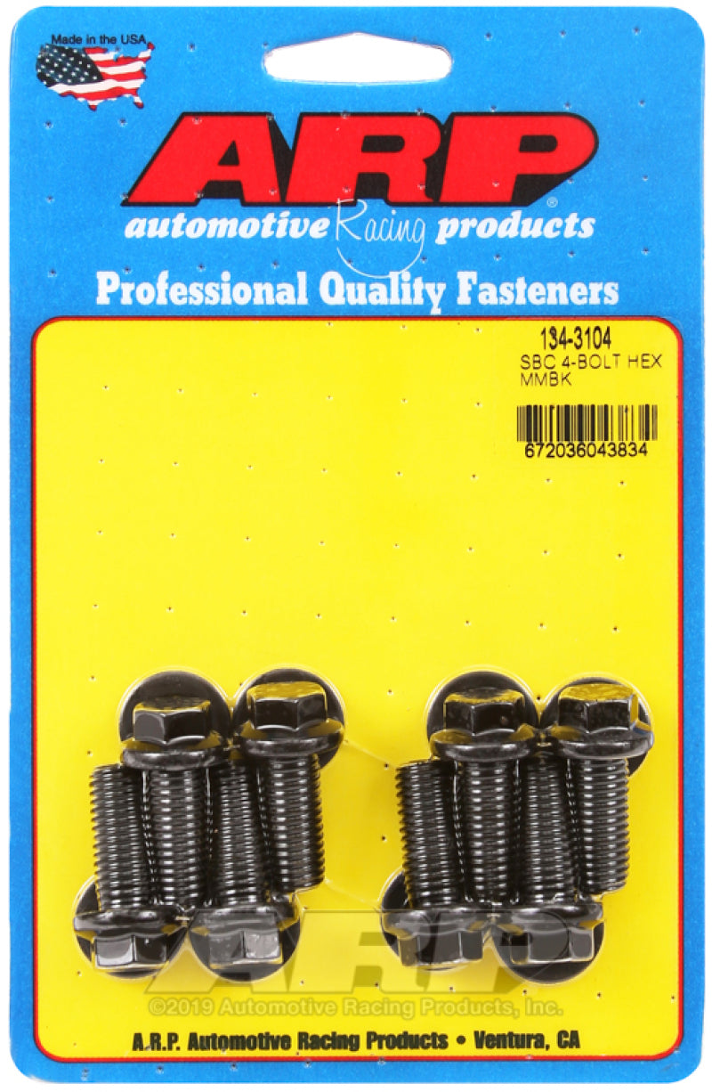 ARP SB Chevy 4-Bolt Hex Motor Mount Bolt Kit - Burkken Auto Parts