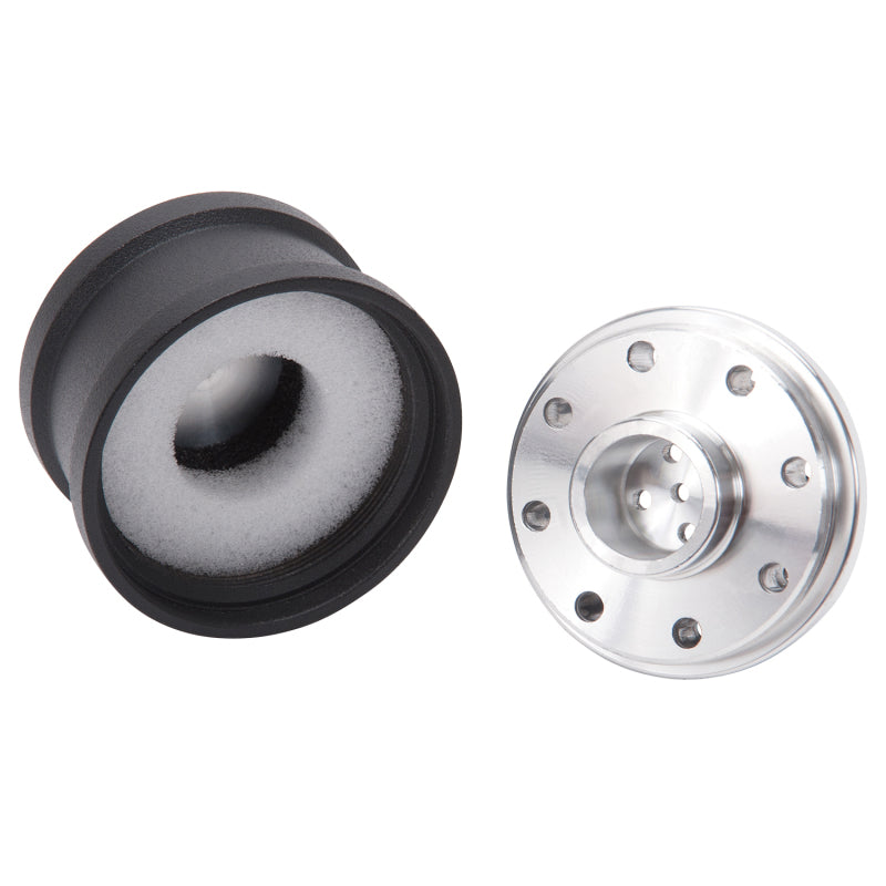 Edelbrock Billet Aluminum Breather w/ Black Powder Coat Finish - Burkken Auto Parts