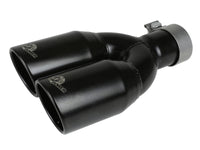 MACH Force-Xp 409 Stainless Steel Clamp-on Exhaust Tip 2.5in Inlet 3.5in Outlet - Black - Burkken Auto Parts