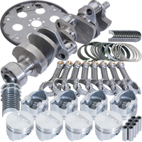 Eagle Chevy LT1350 1Pc 3.750in Crank 5.700in I-Beam Rods 4.060in Pistons 168 Tooth FP Blncd Assembly - Burkken Auto Parts