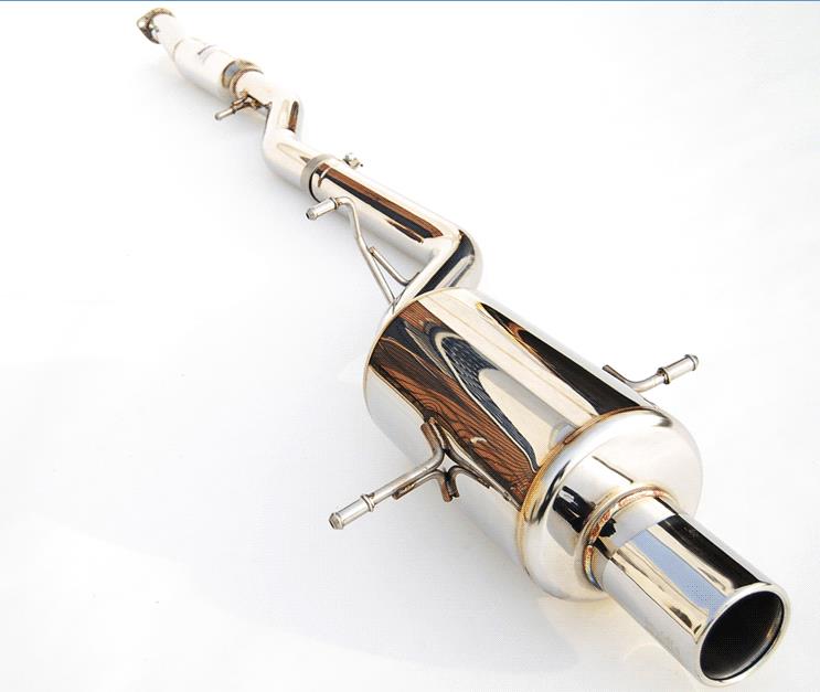 Invidia 02+ WRX/STi 76mm G200 Titanium Tip Cat-back Exhaust - Burkken Auto Parts