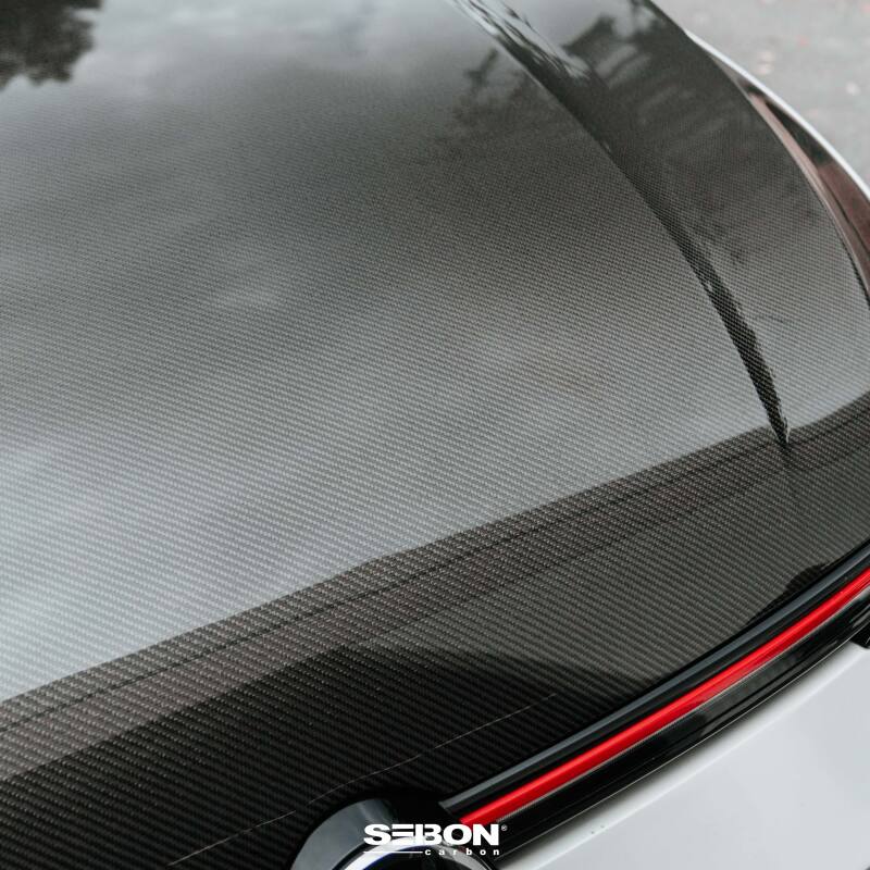 Seibon 22-23 Volkswagen Golf GTI/R OEM Style Carbon Fiber Hood - Burkken Auto Parts
