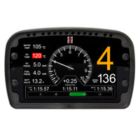 AutoMeter LCD Action Replay Dash, 0-3-8K RPM (PSI, DEG. F, MPH) - Burkken Auto Parts
