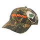 Autometer Hat Mesh Black w/ Velcro Hunting Camo Blaze Orange - Burkken Auto Parts