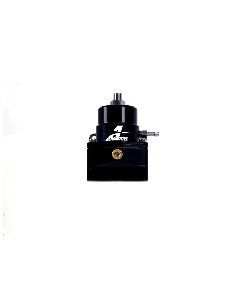 Aeromotive A1000-6 Injected Bypass Adjustable EFI Regulator (2) -6 Inlet/(1) -6 Return - Black - Burkken Auto Parts