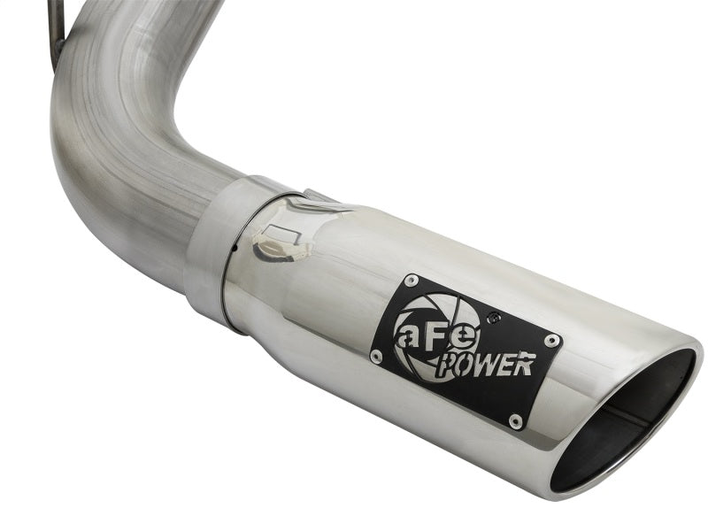 aFe MACH Force-Xp 2-1/2in Cat-Back Exhaust System w/ Polished Tip 16-17 Nissan Titan XD V8 5.6L - Burkken Auto Parts