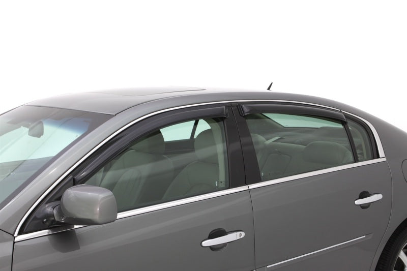 AVS 06-12 Buick Lucerne Ventvisor Outside Mount Window Deflectors 4pc - Smoke - Burkken Auto Parts