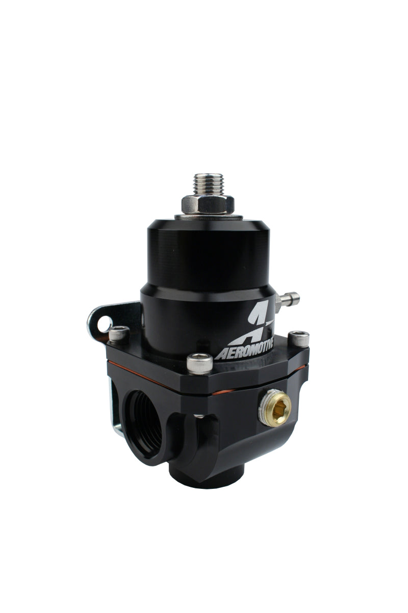 Aeromotive Adjustable Regulator - 35-75PSI - .313 Valve - (2) -08 Inlets/-08 Return - Burkken Auto Parts
