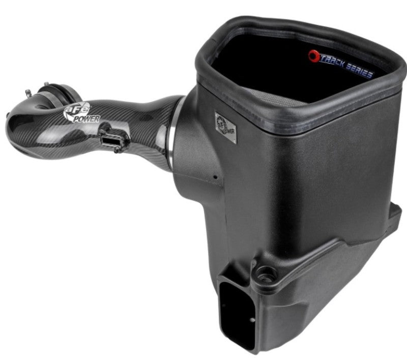 aFe 19-21 GM Trucks 5.3L/6.2L Track Series Carbon Fiber Cold Air Intake System W/ Pro Dry S Filters - Burkken Auto Parts
